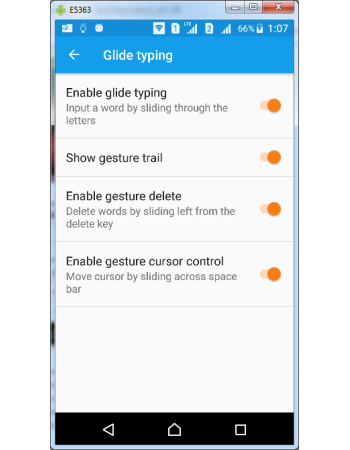 Gboard Gesture Delete & Cursor Controls